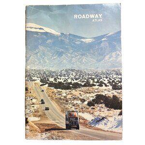 Roadway Express Road Atlas Prepared By Rand McNally, 1981